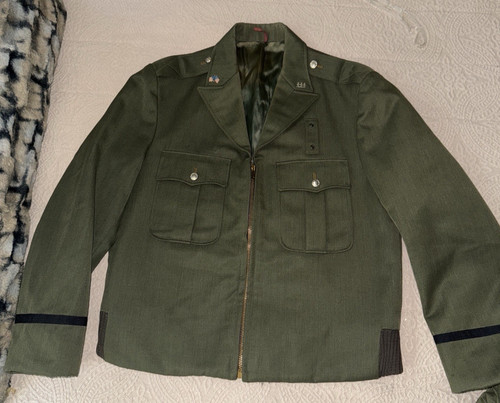 Vintage ike crop - vintage, green
